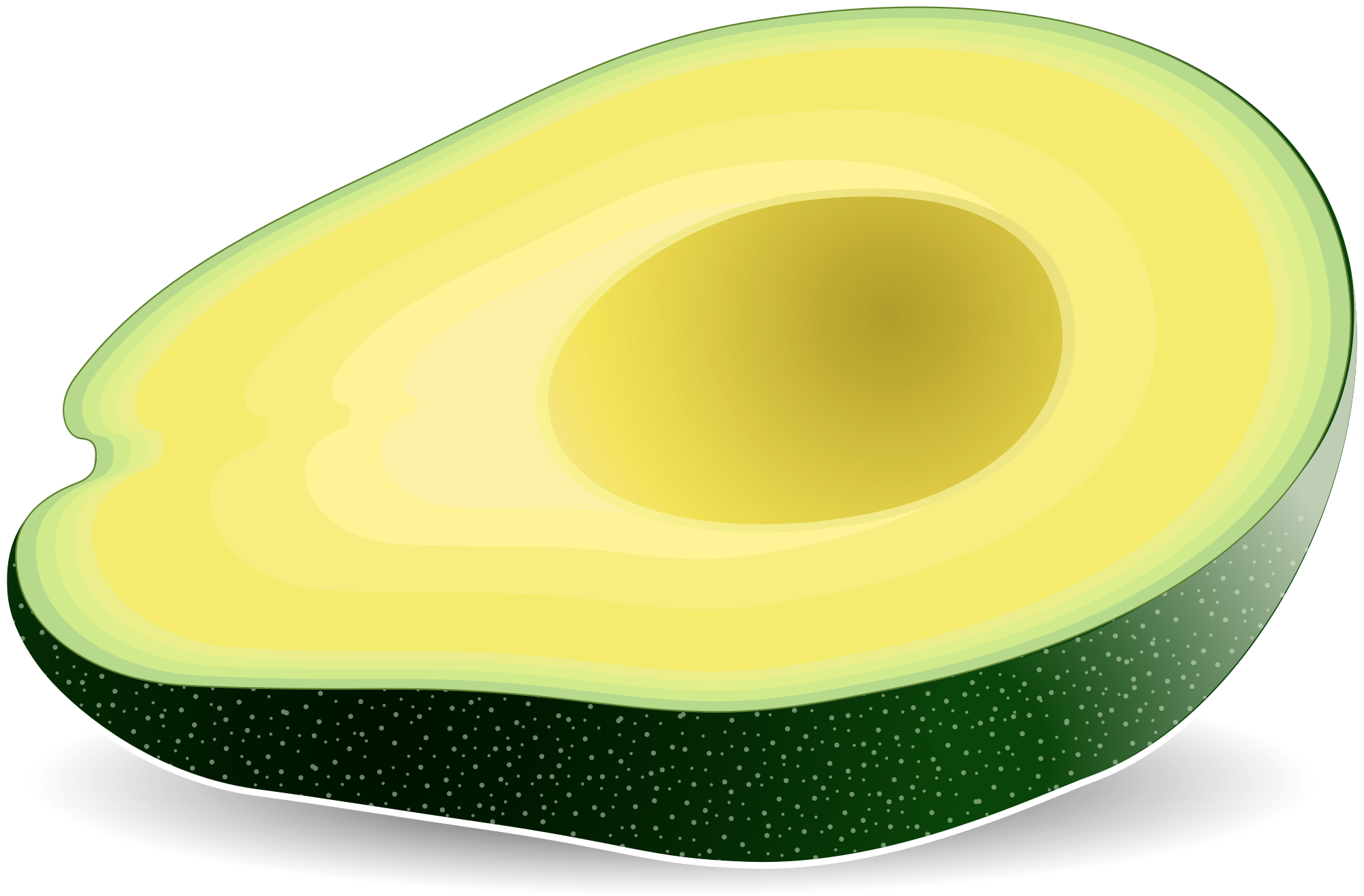 Avocado Png - Avocado Clip Art (2003x1316), Png Download