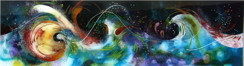 Sea Wave Series - Galaxy (846x576), Png Download