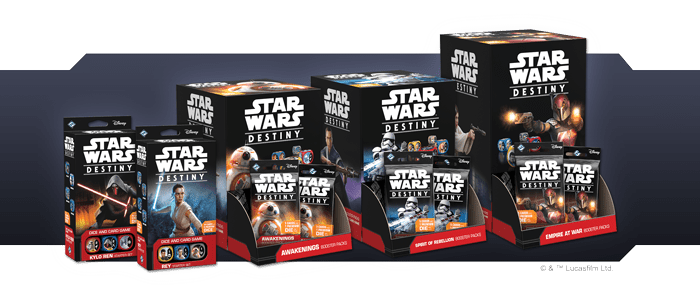 For Example, The Awakenings Cycle Consists Of The Kylo - Fantasy Flight Games Star Wars Destiny: Empire (700x299), Png Download
