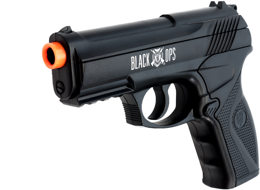 Black Ops Boa Semi Automatic Airsoft Pistol - Airsoft Gun Transparent (1400x780), Png Download