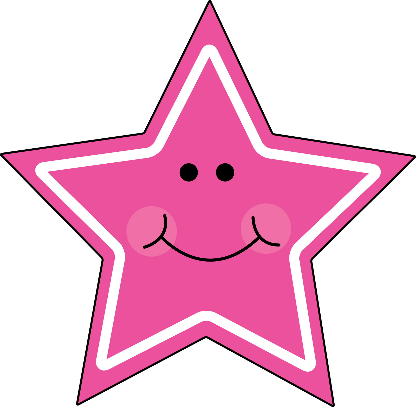 Cute Gold Star Clipart - Shapes Clipart (1600x1567), Png Download