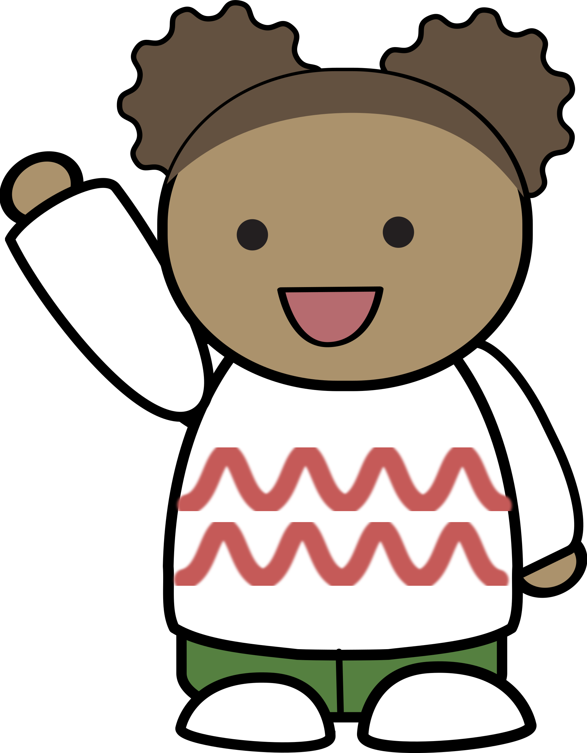 Smile Clipart Wave - Hello Clip Art (1871x2400), Png Download