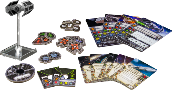 Tie Advanced Expansion Pack - Fantasy Flight Games Star Wars X-wing: Tie Advanced (600x316), Png Download