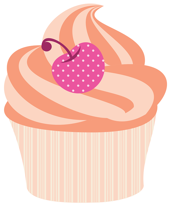 Cupcake Clipart Rose ~ Frames ~ Illustrations ~ Hd - Cupcake Png (720x720), Png Download