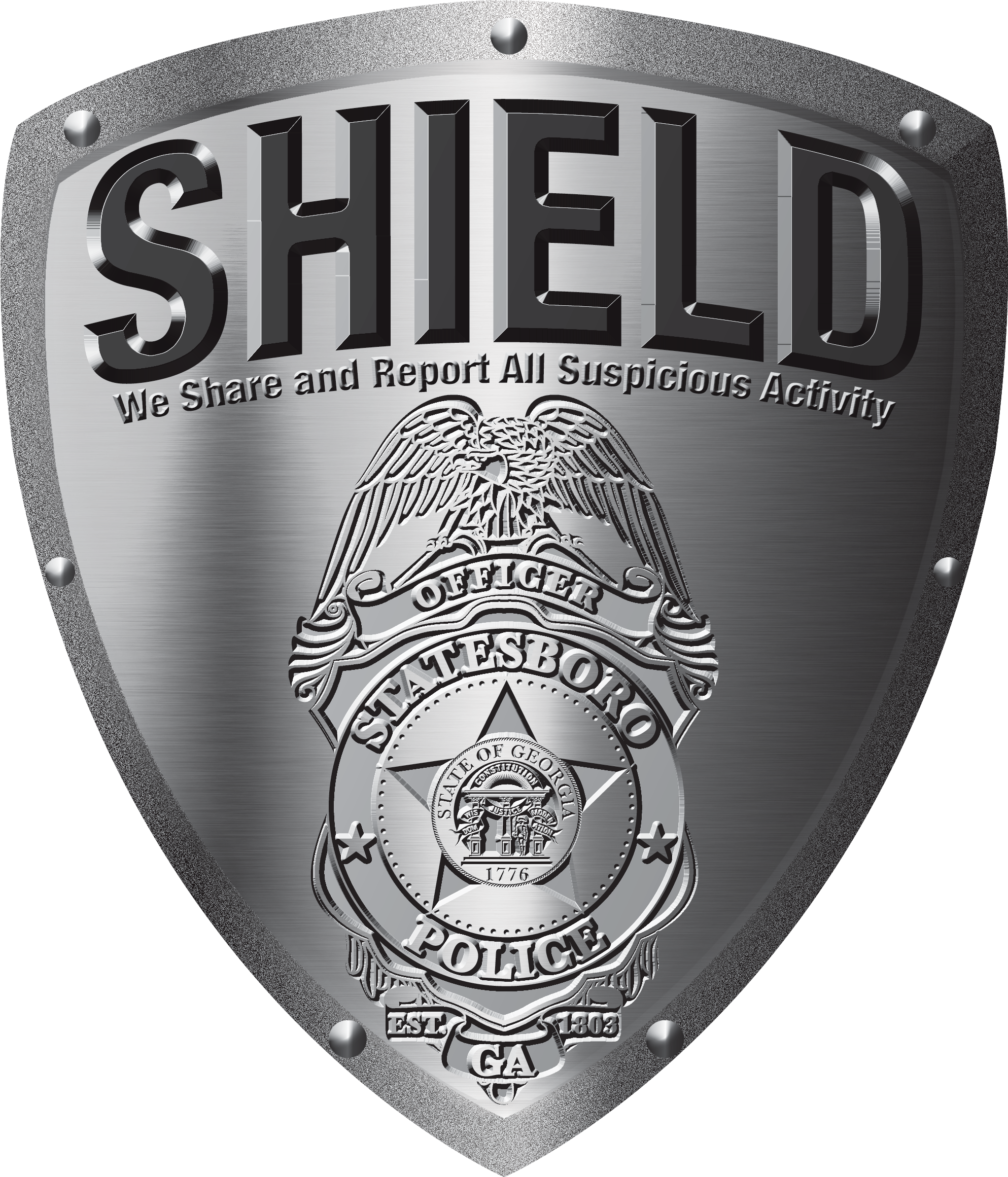 Spd Business Crime Prevention Program City Of Statesboro - Police (2100x2400), Png Download