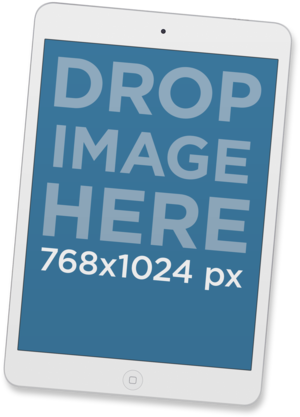 White Ipad Mini Png Placeit Stage Image - Sign (640x480), Png Download