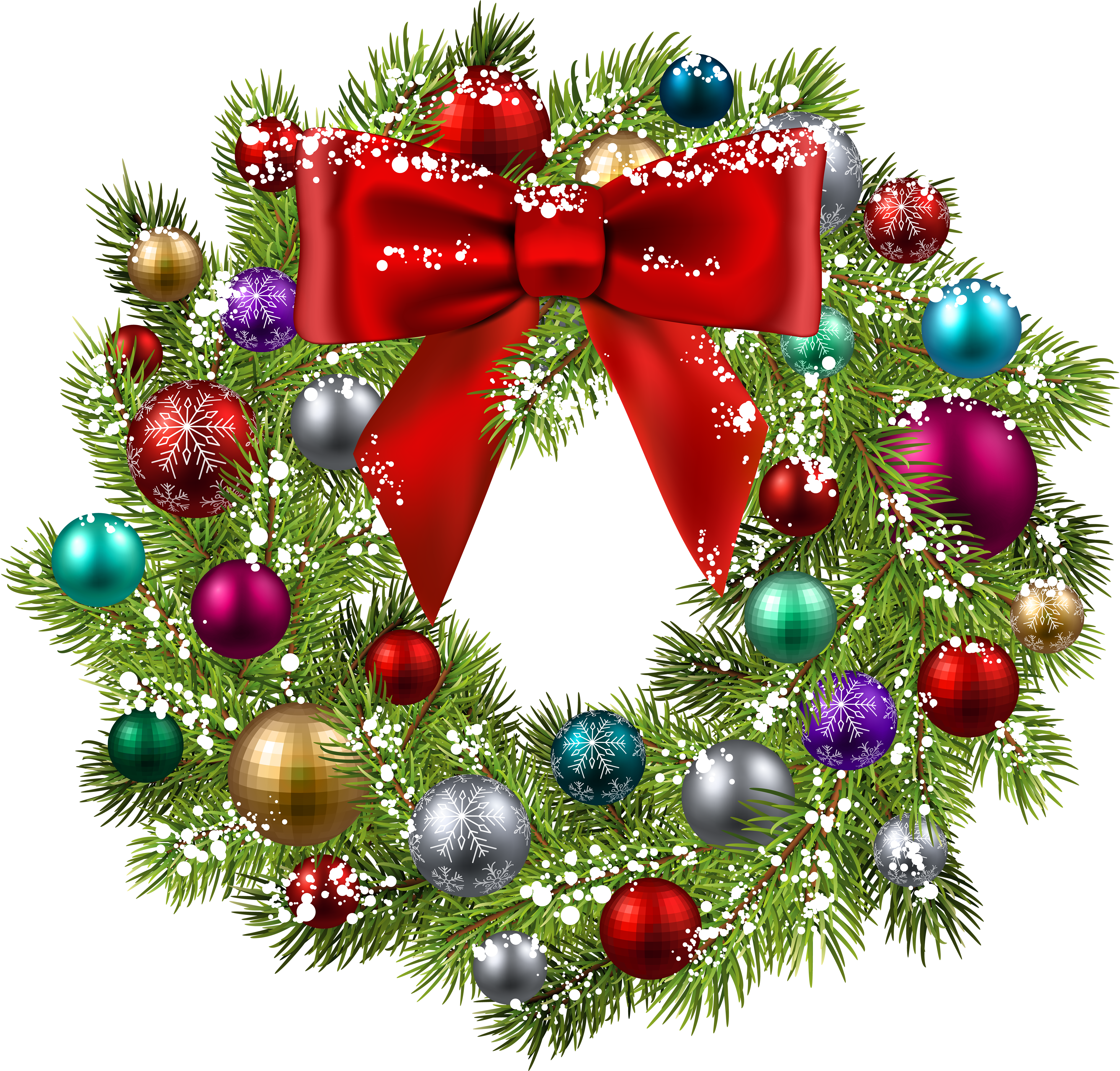 With Ornaments Gallery Yopriceville (5000x4782), Png Download