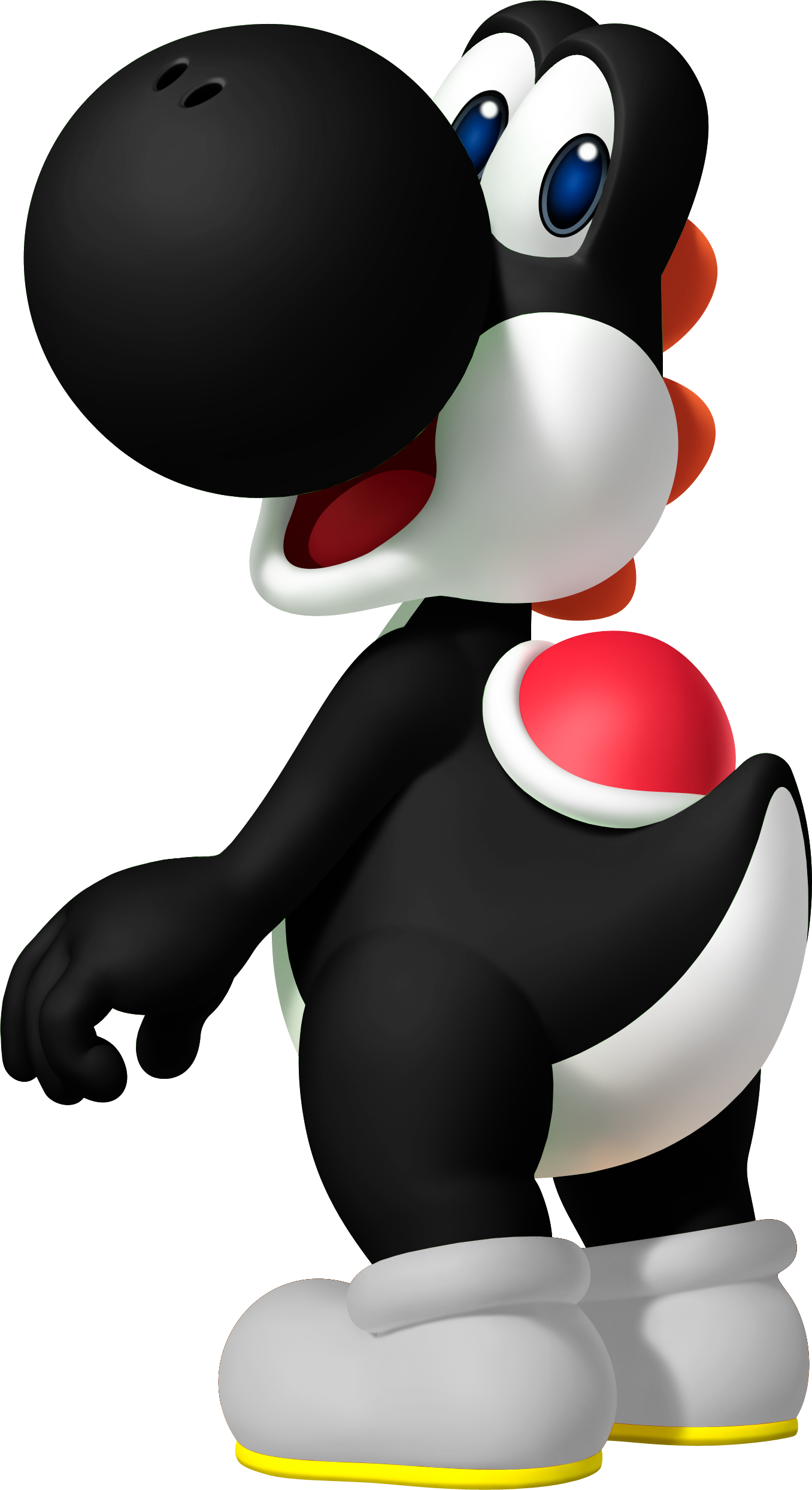 Download Acl Mk8 Black Yoshi PNG Image with No Background 