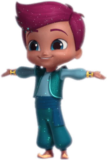 Shimmer And Shine Kaz (386x604), Png Download