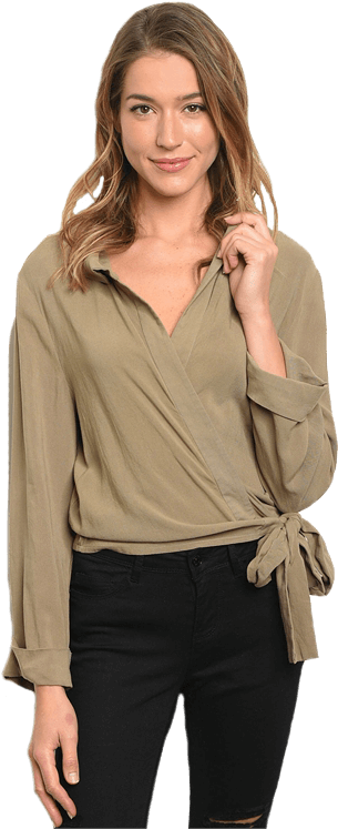 L'academie The Classic Blouse (500x750), Png Download