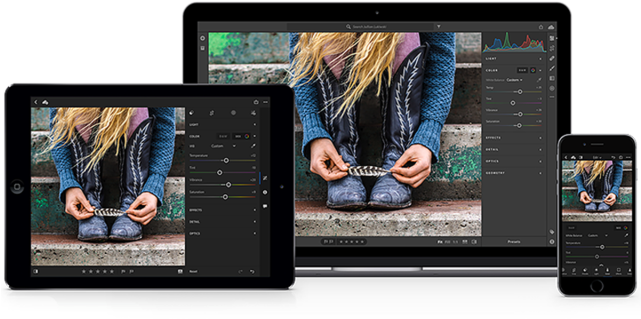 Adobe Photoshop Lightroom Cc - Adobe Photoshop Ipad (640x382), Png Download