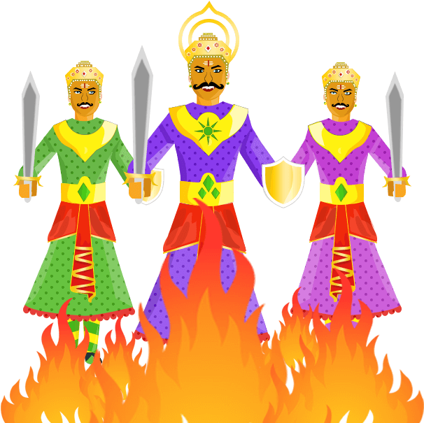 Dussehra Stickers Messages Sticker-6 - Sticker (618x618), Png Download