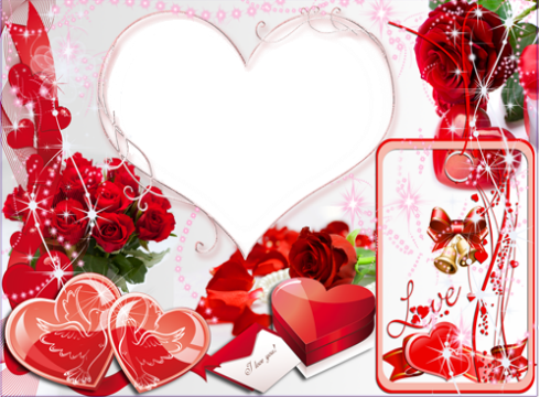 Love Frames Love Frames - Love Birthday Photo Frames (490x360), Png Download