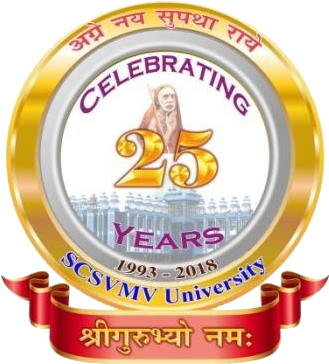 Sri Chandrasekharendra Saraswathi Viswa Mahavidyalaya - Scsvmv Logo Png (336x375), Png Download