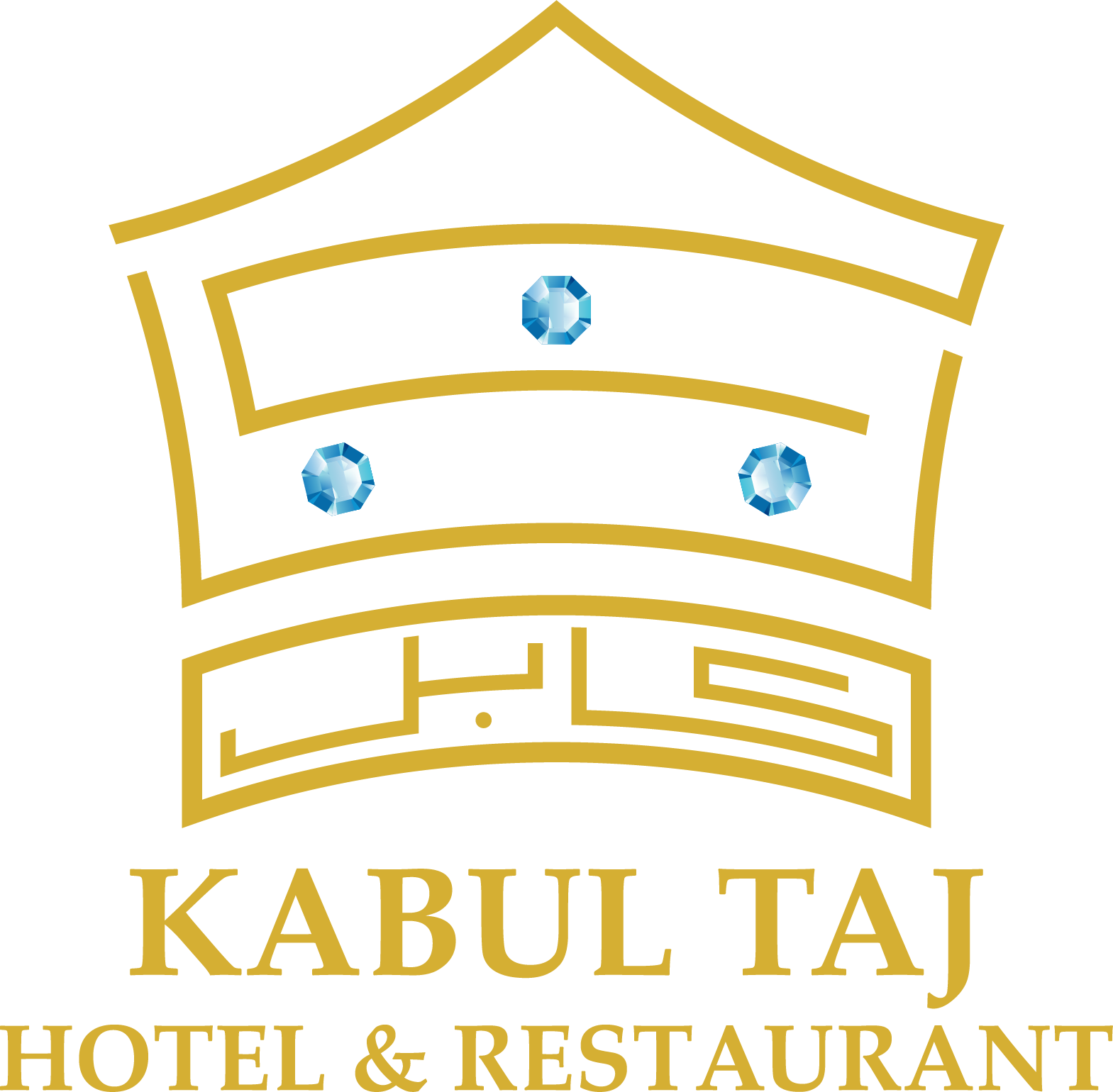 Kabul Taj Golden Logo - Kabul Taj Hotel (1569x1540), Png Download