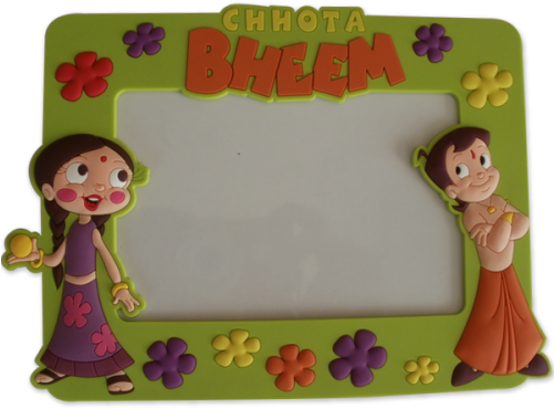 Chutki And Chhota Bheem Photo Frame @rs 249 At Green - Chota Bheem Photo Frame (500x500), Png Download