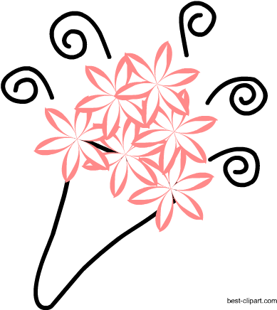 Wedding Flowers Free Clip Art Image (450x450), Png Download