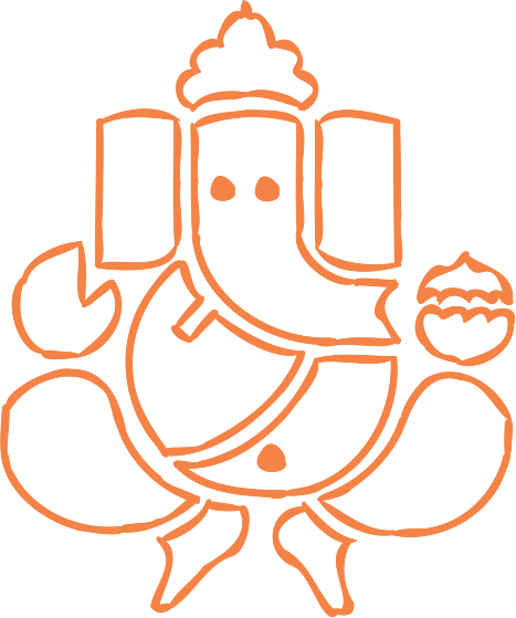 Ganpati Drawing Unique - Clip Art Of Ganesha (467x559), Png Download