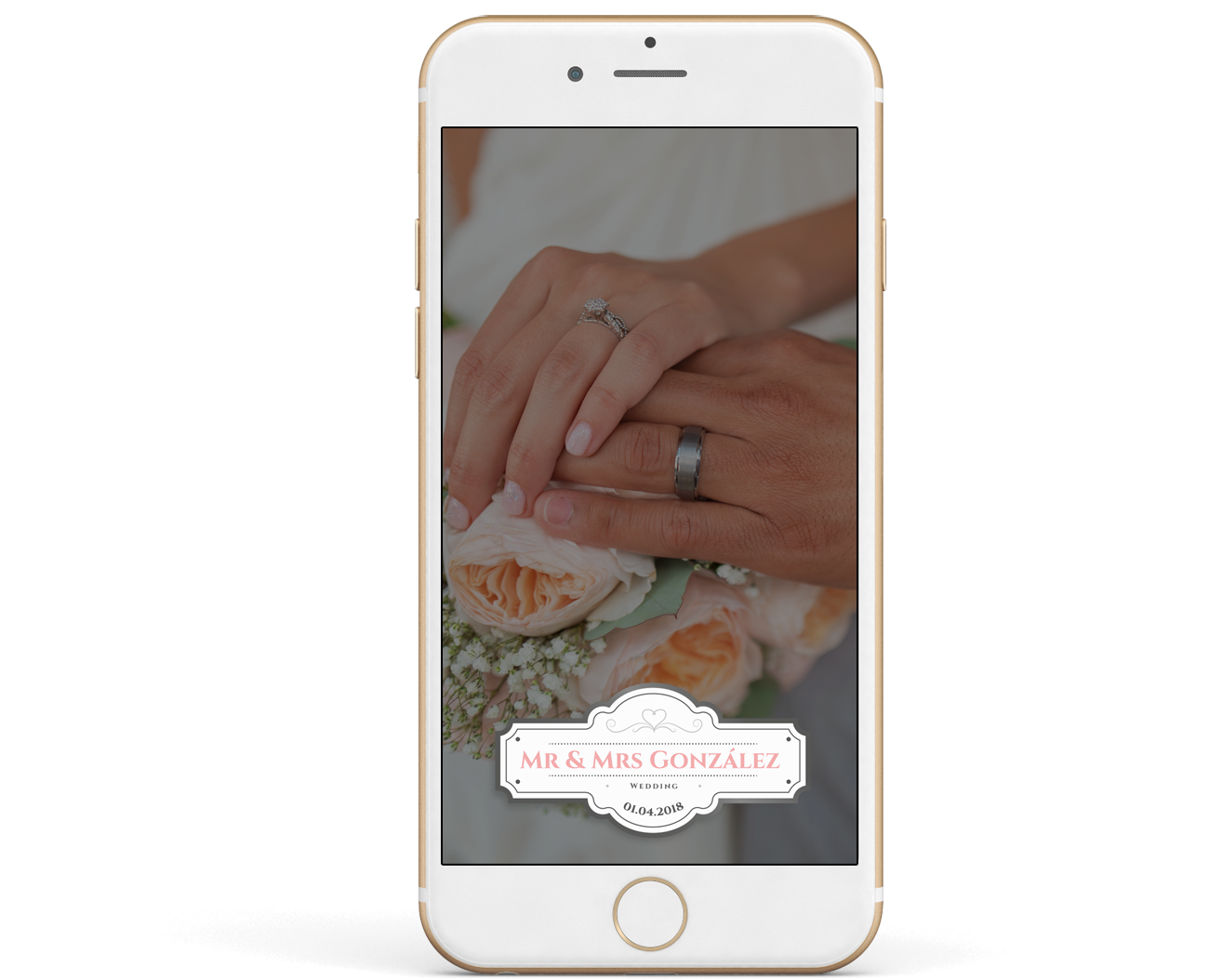 Wedding Name Plate (1444x1066), Png Download