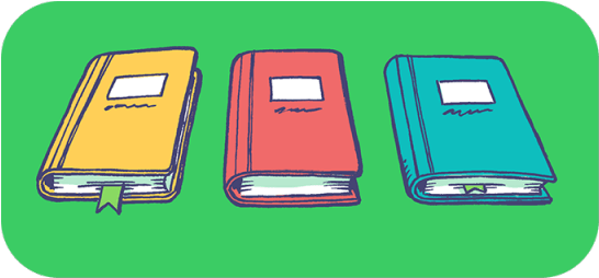 Imagenes De Libretas Animadas (640x348), Png Download