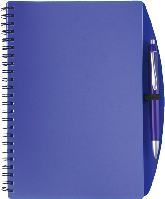 Spiral Notebooks Png - Werbeartikel Dresden Notizbuch Spektrum, A5 - Blau (700x700), Png Download
