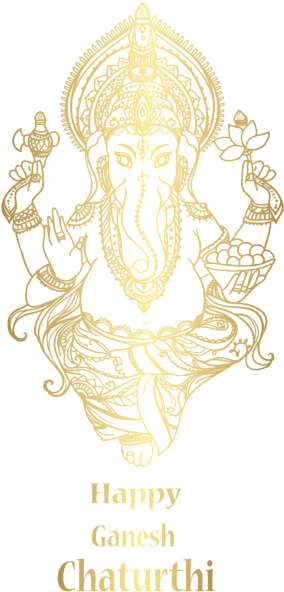 Happy Ganesh Chaturthi Png Clip Art Image - Ganesh Chathurthi Posters Png (291x600), Png Download