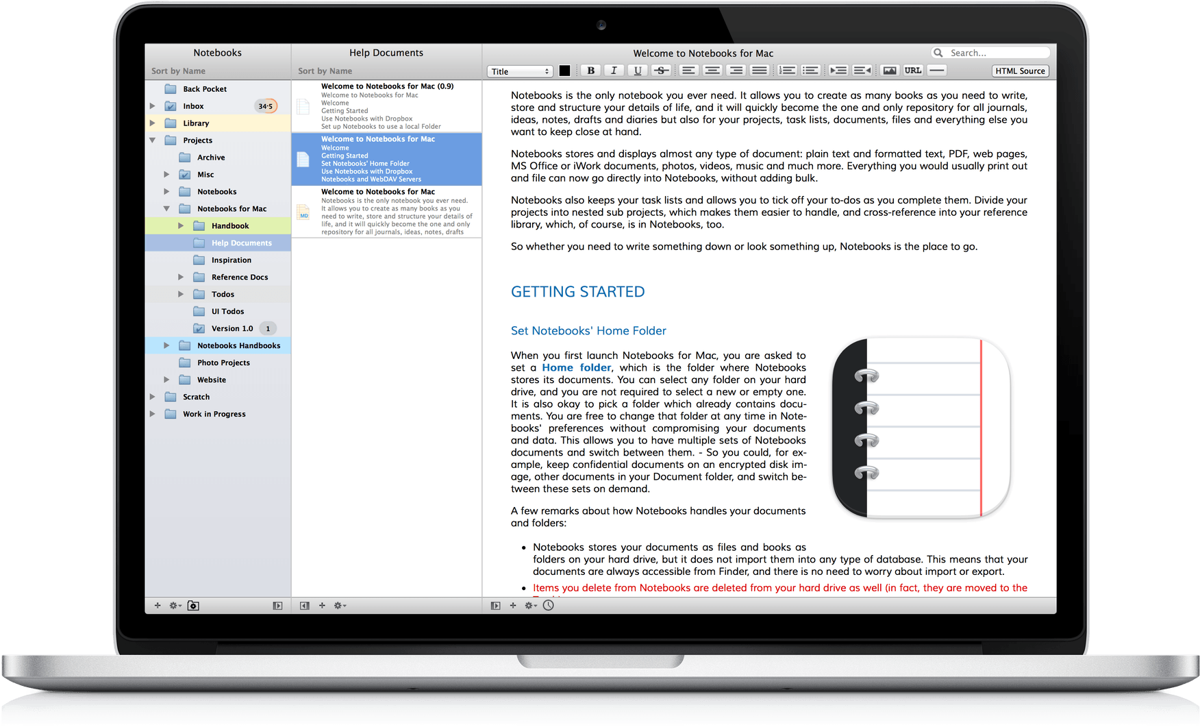 Download Notebooks For Mac Shares Many Of The Same Features Notebook