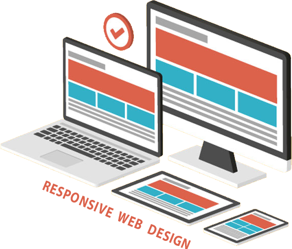 Web Designing - Responsive Web Design (576x492), Png Download