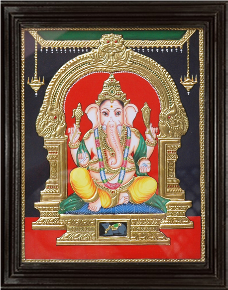 Thanjavur Painting (600x600), Png Download