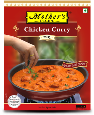 Mother's Recipe Brings You Chicken Curry - Mother Recipe Chicken Masala (324x494), Png Download