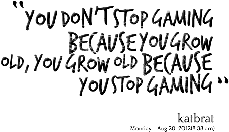 Add Media Report Rss Gaming - You Don T Stop Gaming (500x315), Png Download