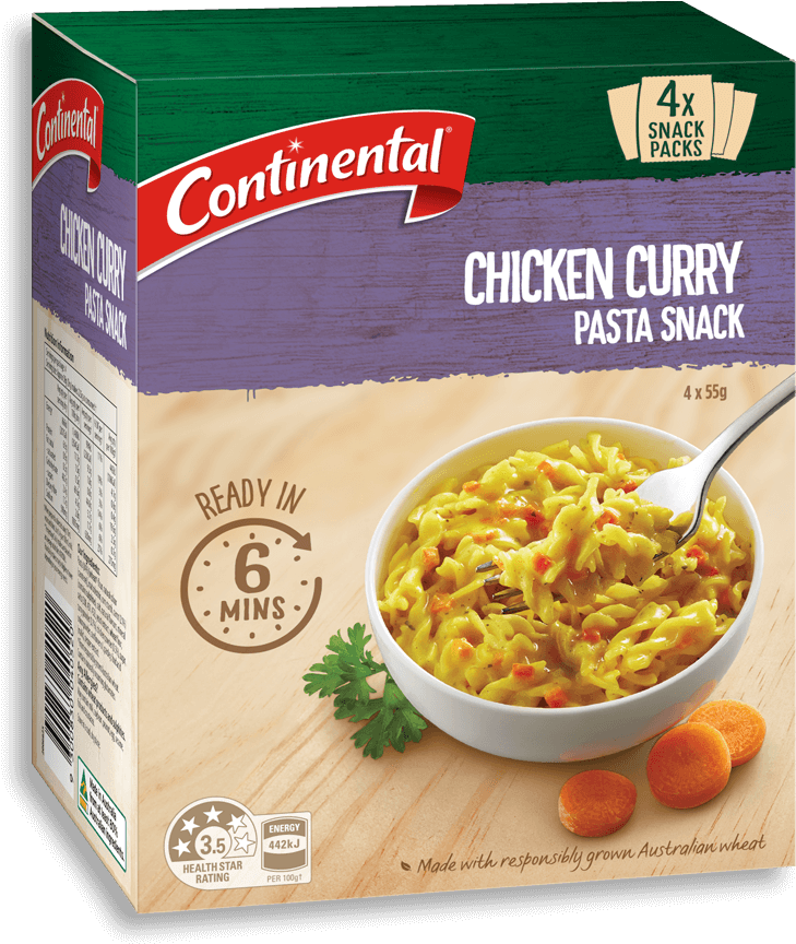 Continental Pasta & Sauce Bacon Carbonara 4pk 220g (1024x1024), Png Download