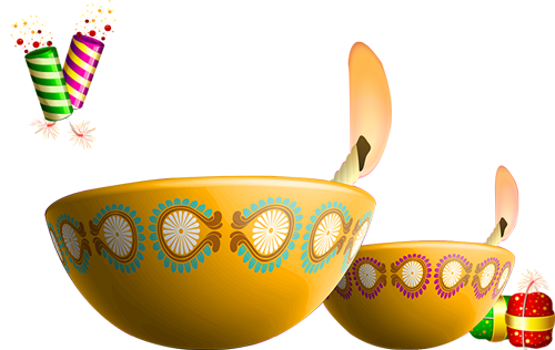 Happy Diwali Stay Safe (500x316), Png Download
