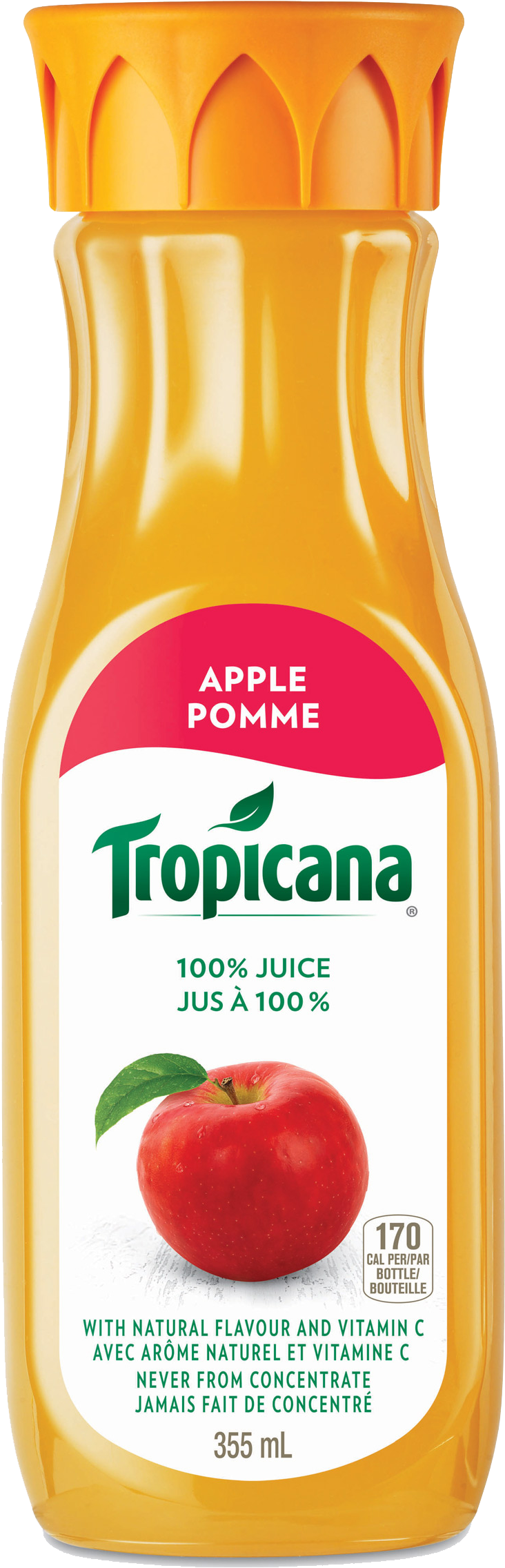 Tropicana Apple Juice Png - Tropicana Pure Premium Apple Juice (1200x2391), Png Download