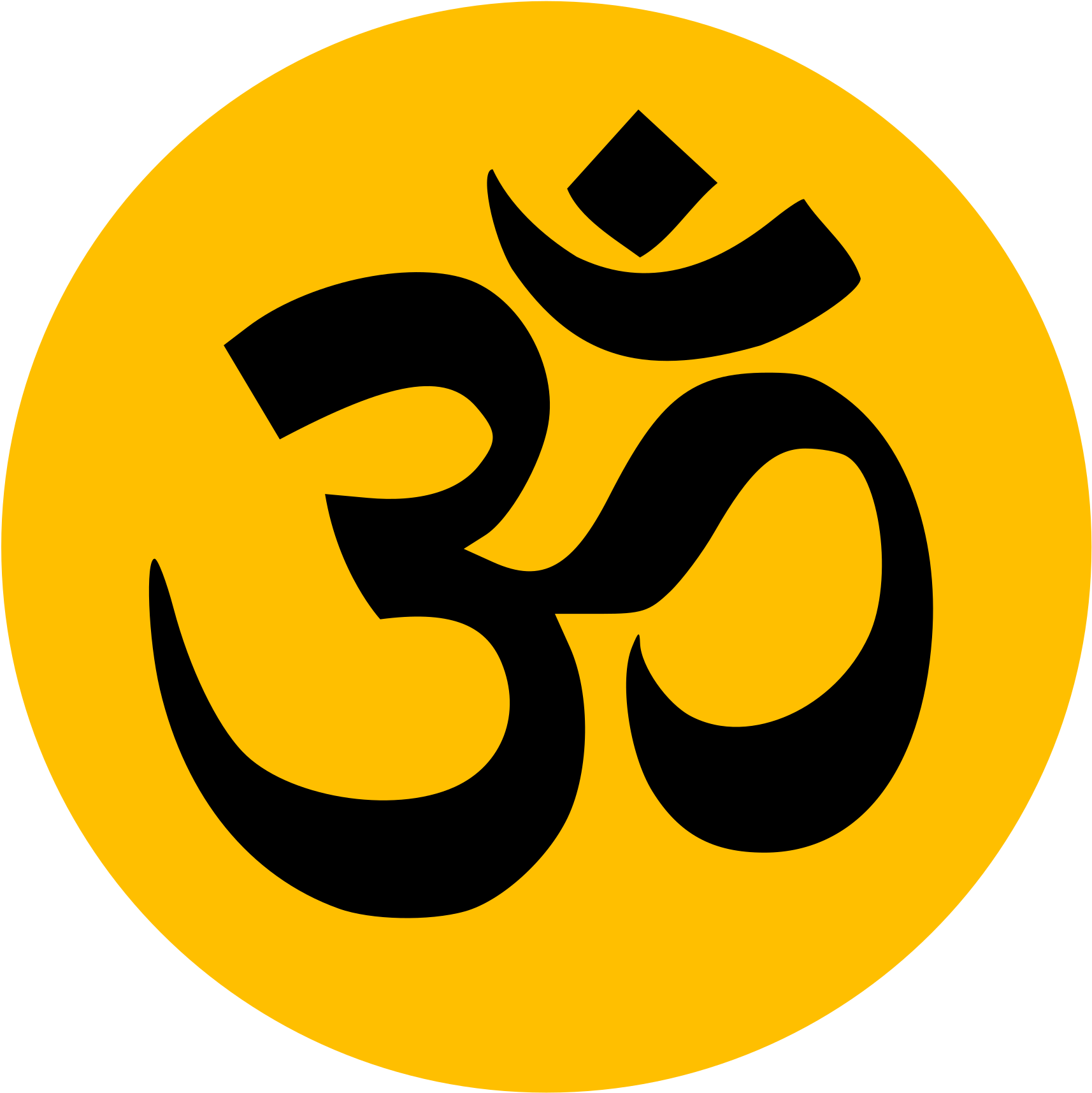 Open - Aum Symbol (2000x1980), Png Download