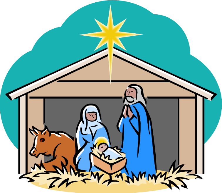 Collection Of Transparent High Quality Free - Nativity Scene Clipart (756x660), Png Download