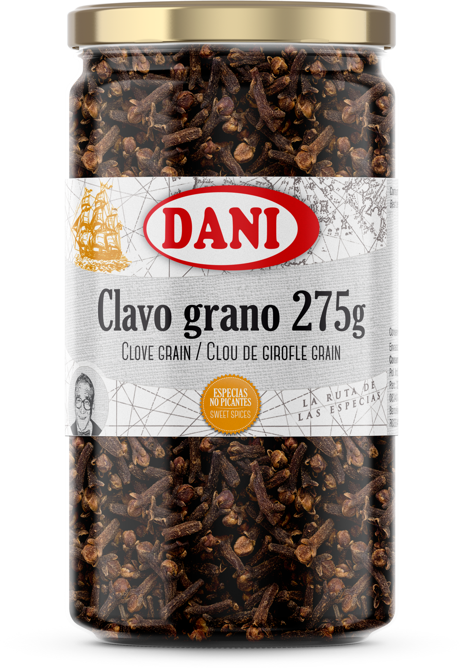 Clove Grain 275g - Conservas Dani (2600x2600), Png Download