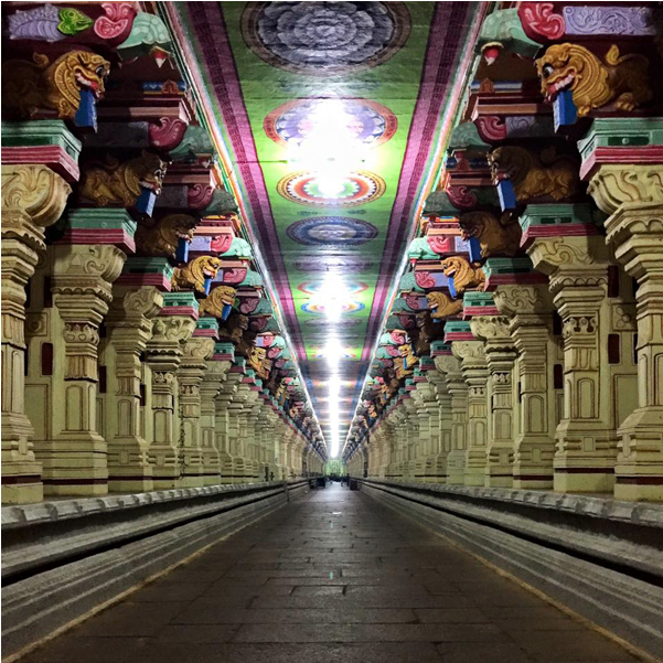 India / Tamil Nadu / Rameshwaram Island Ramanathaswamy - Tamil Nadu (650x650), Png Download