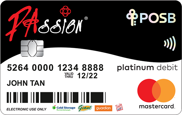 Passion Posb Debit Card - Passion Ez Link Card (684x630), Png Download