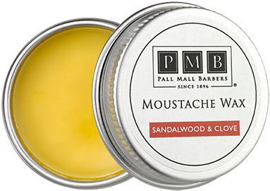 Pmb -moustache Wax Sandalwood & Clove - Pall Mall Barbers Moustache Wax 15ml (475x475), Png Download