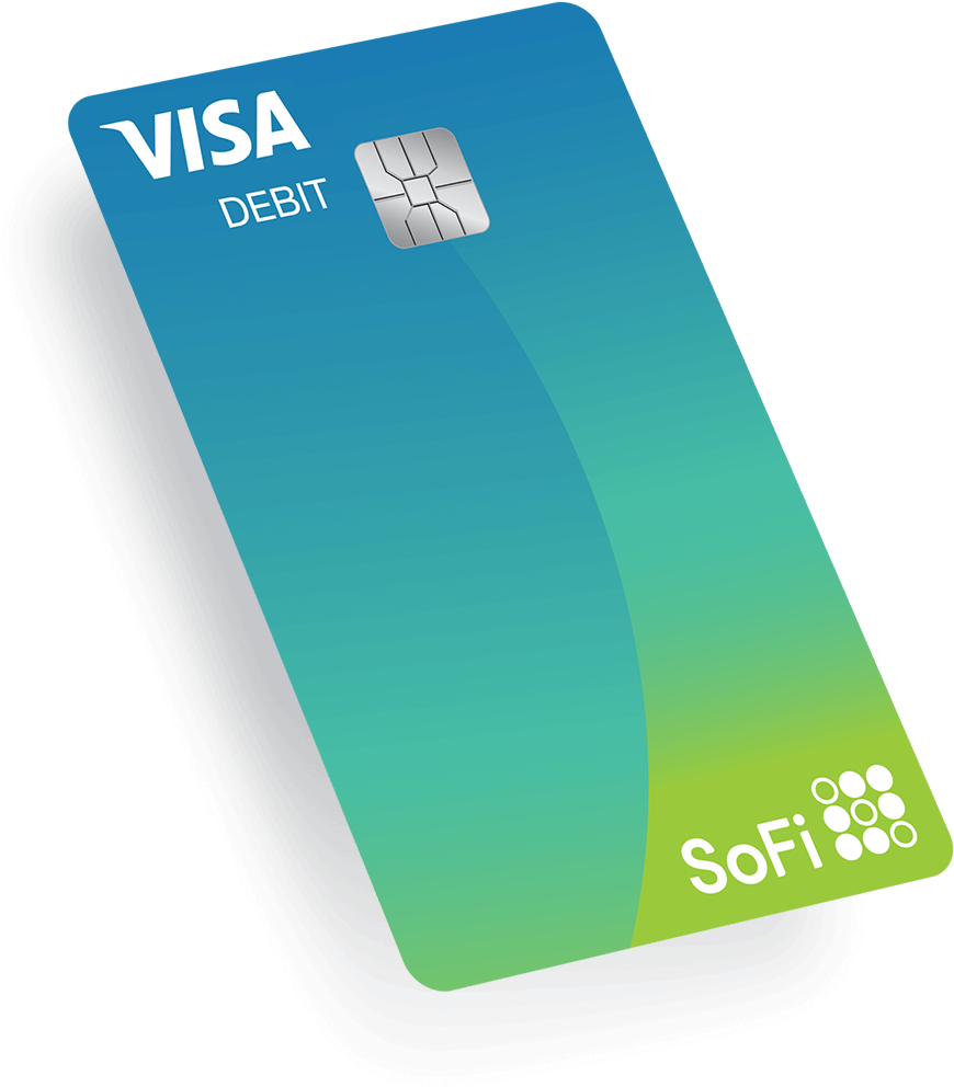 Sofi Money App Sofi Debit Card - Visa (1287x1220), Png Download
