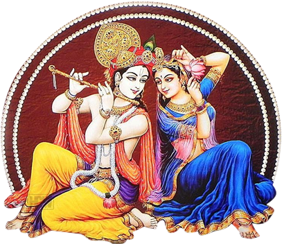 Radha Krishna Png File - Radha Krishna Png (529x410), Png Download