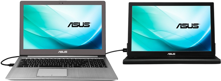 Asus Mb169b+ (768x307), Png Download