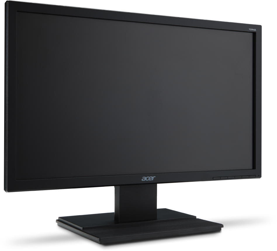 Acer V206hql - 19.5" Led Monitor (1361x1018), Png Download