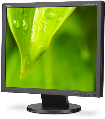 19” Value Led-backlit Desktop Monitor W/ Ips Panel - Nec Accusync As193i-bk - Led Monitor - 19 - 1280 X (480x480), Png Download