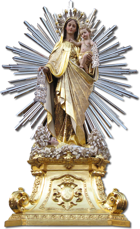 Sweet Heart Of Mary, Be My Salvation - Our Lady Of Mount Carmel Png (467x762), Png Download