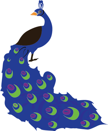 Krishna Flute With Peacock Feather Png Download - Peafowl (508x508), Png Download