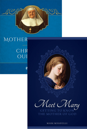 Mother Angelica And Our Lady Set Book Cover - Mother Angelica On Christ And Our Lady (300x446), Png Download