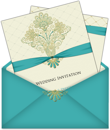 Wedding Card Design Png Beautiful Letter Style Indian - Floral Pattern - Color My Cover Journal [book] (406x471), Png Download