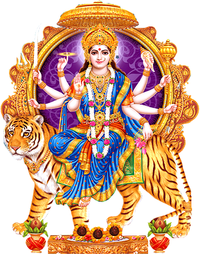 High Quality Durga Matha Png Images For Banner Designs-goddess - Durga Ji Image Png (640x520), Png Download